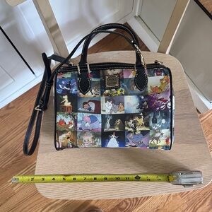 Dooney & Bourke Disney Character Patchwork Satchel - Black and Multicolor